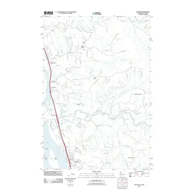 2011 Map of Kalama, 2011 Print