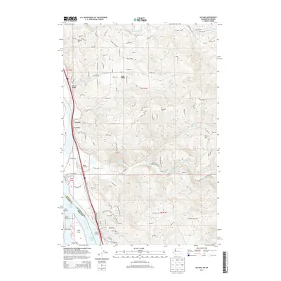 2013 Map of Kalama, 2013 Print
