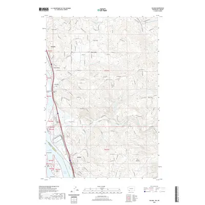 2020 Map of Kalama, 2020 Print