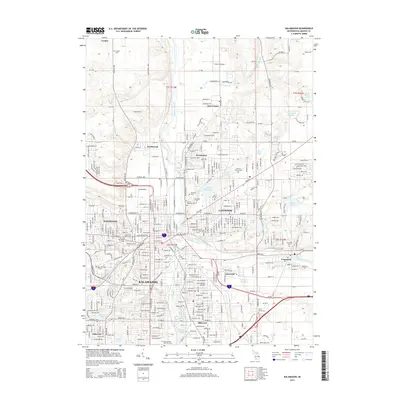 2014 Map of Kalamazoo, 2014 Print