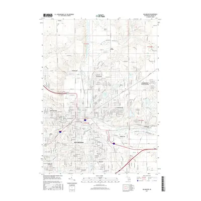 2017 Map of Kalamazoo, 2017 Print
