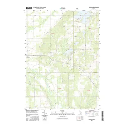 2017 Map of Kalamazoo NE, 2017 Print