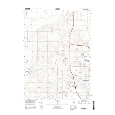 2014 Map of Kalamazoo SW, 2014 Print