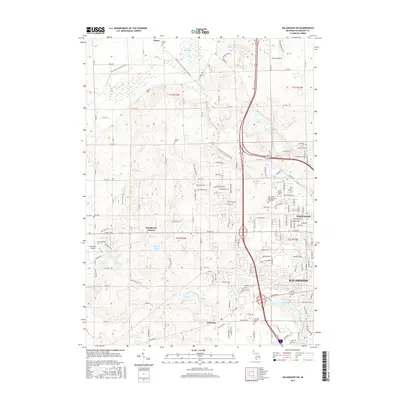 2017 Map of Kalamazoo SW, 2017 Print