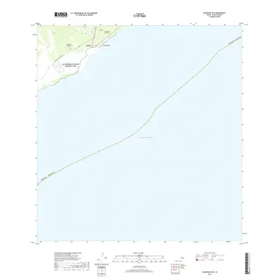 2017 Map of Kalapana OE E, 2017 Print