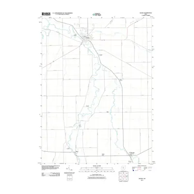 2010 Map of Kalida, 2010 Print