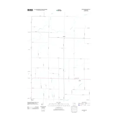 2013 Map of Kalinke, 2013 Print