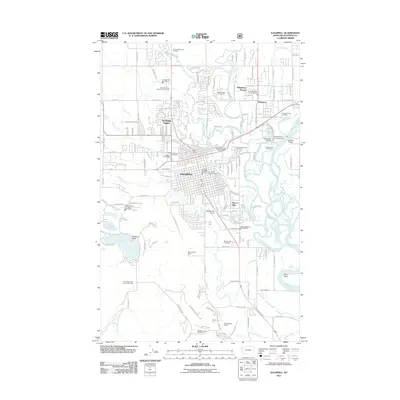 2011 Map of Kalispell, 2011 Print