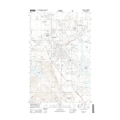 2014 Map of Kalispell, 2014 Print