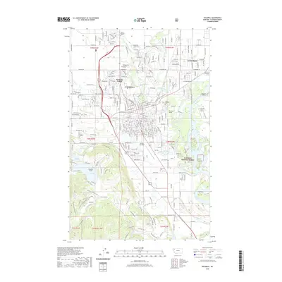 2020 Map of Kalispell, 2020 Print