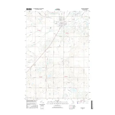 2017 Map of Kalkaska, 2017 Print