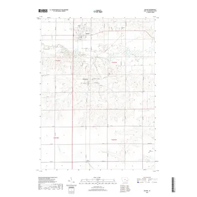 2018 Map of Kalona, 2018 Print