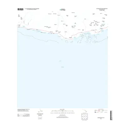 2013 Map of Kamalo OE S, 2013 Print