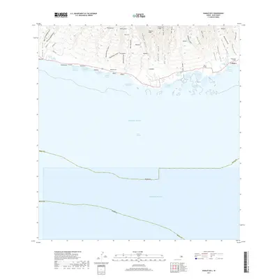 2017 Map of Kamalo OE S, 2017 Print