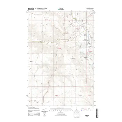 2013 Map of Kamiah, 2013 Print