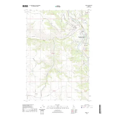2020 Map of Kamiah, 2020 Print