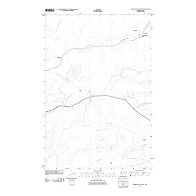 2011 Map of Kamilche Valley, 2011 Print