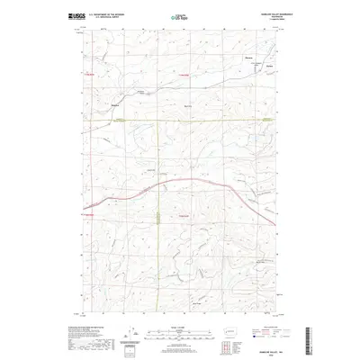 2020 Map of Kamilche Valley, 2020 Print