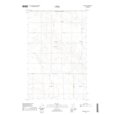 2020 Map of Kaminski Hill, 2020 Print