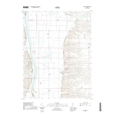 2018 Map of Kampsville, 2018 Print