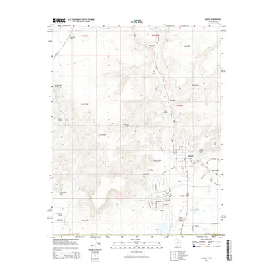 2014 Map of Kanab, 2014 Print