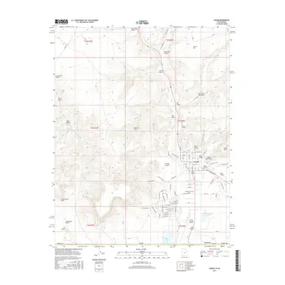 2017 Map of Kanab, 2017 Print
