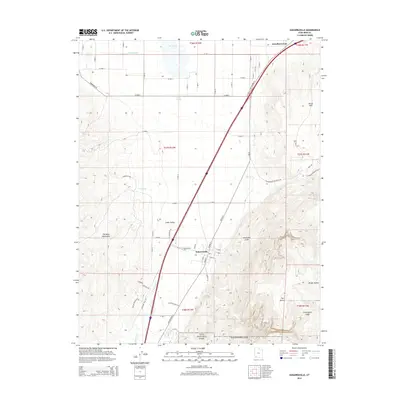 2014 Map of Kanarraville, 2014 Print
