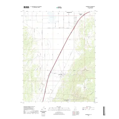 2020 Map of Kanarraville, 2020 Print