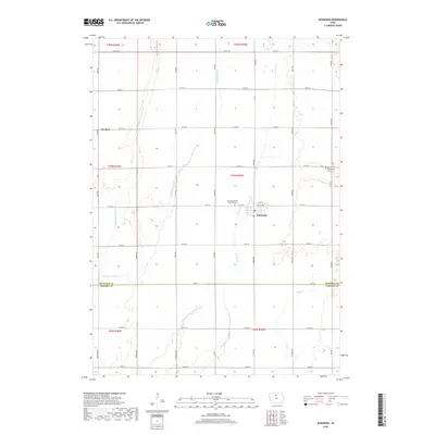 2018 Map of Kanawha, 2018 Print
