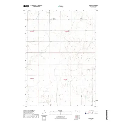 2018 Map of Kanawha SE, 2018 Print
