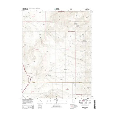 2014 Map of Kane Canyon, 2014 Print