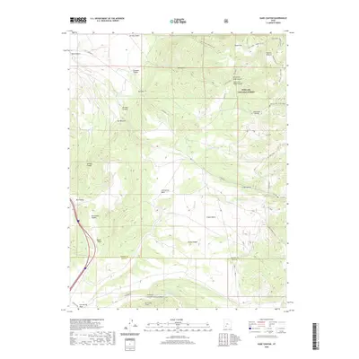 2020 Map of Kane Canyon, 2020 Print