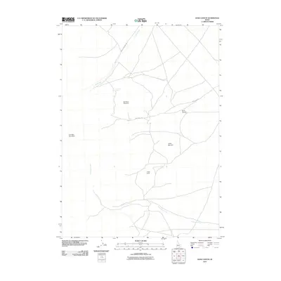 2010 Map of Kane Canyon, 2010 Print