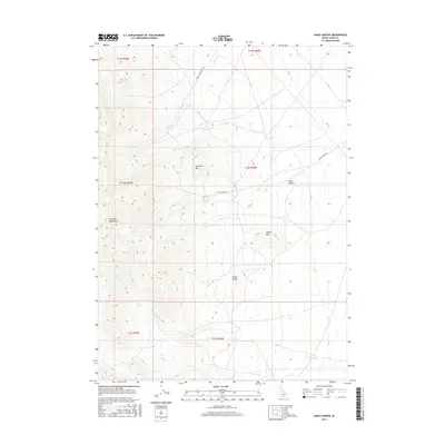 2017 Map of Kane Canyon, 2017 Print