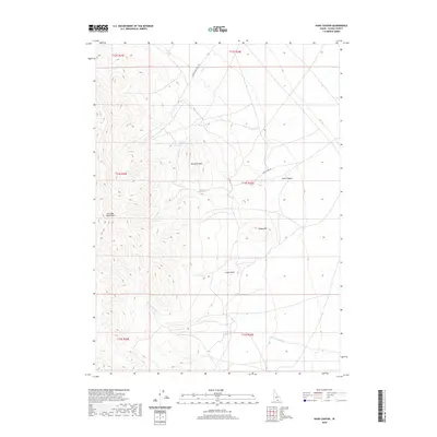 2020 Map of Kane Canyon, 2020 Print