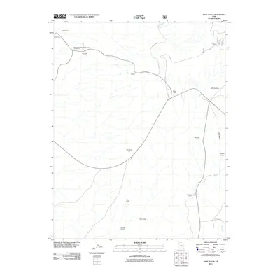 2011 Map of Kane Gulch, 2011 Print