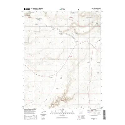 2014 Map of Kane Gulch, 2014 Print