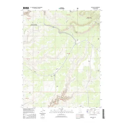 2017 Map of Kane Gulch, 2017 Print