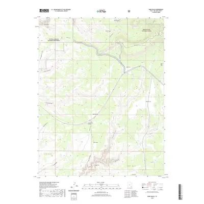 2020 Map of Kane Gulch, 2020 Print