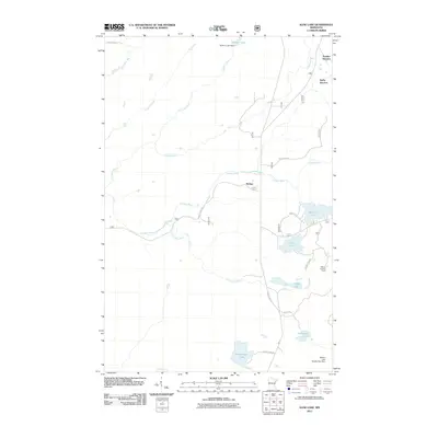 2011 Map of Kane Lake, 2011 Print