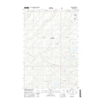 2016 Map of Kane Lake, 2016 Print