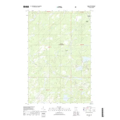 2019 Map of Kane Lake, 2019 Print