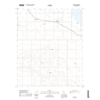 2018 Map of Kane Spring, 2018 Print
