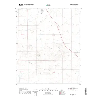 2018 Map of Kane Spring NW, 2018 Print