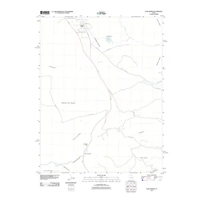 2010 Map of Kane Springs, 2010 Print