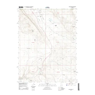 2014 Map of Kane Springs, 2014 Print