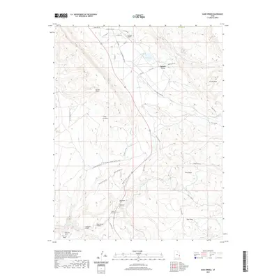 2020 Map of Kane Springs, 2020 Print