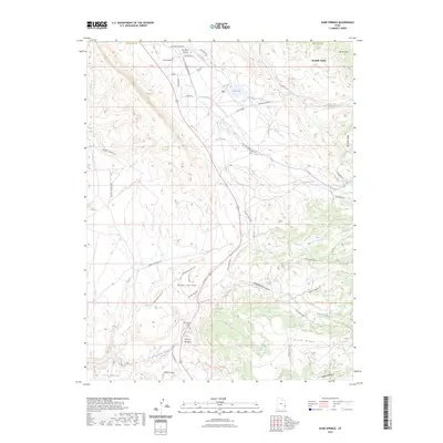 2023 Map of Kane Springs, 2023 Print