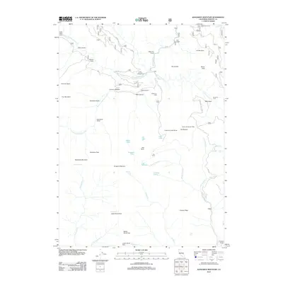 2012 Map of Kangaroo Mountain, 2012 Print