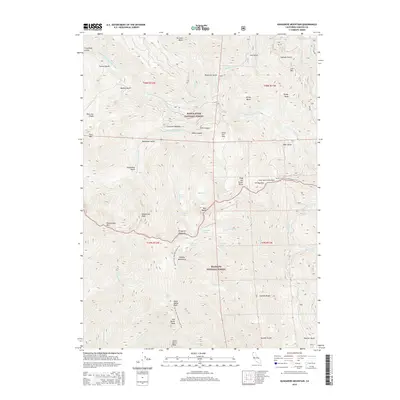 2015 Map of Kangaroo Mountain, 2015 Print